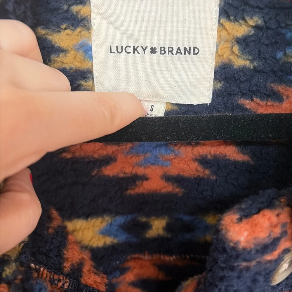Lucky Brand brushed fleece jacket - Picture 2 of 3